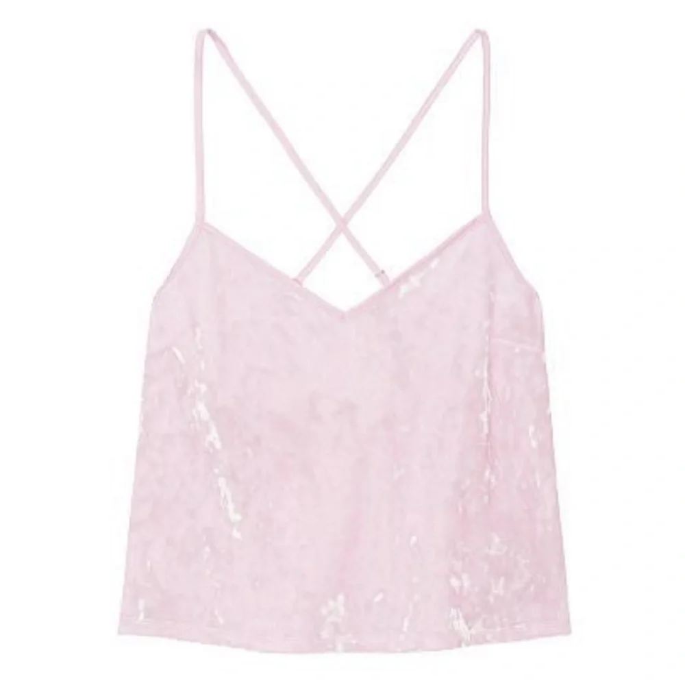 Victoria Secret Velvet Pink Sleep Tank - Picture 3 of 6
